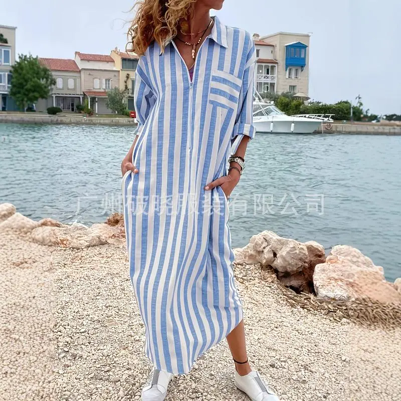 blue and white stripes