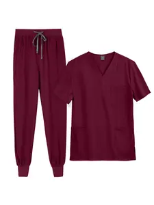 Men's Summer Doctor's Work Suit Frosted Set SPA Center Pet Hospital Care Brush Hand Suit Work Suit Set