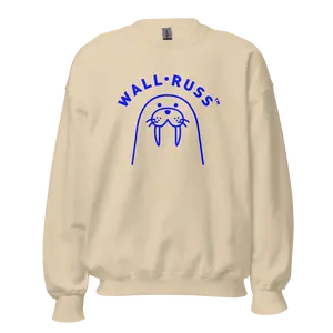 Wall-Russ™ Logo Unisex Crewneck Sweatshirt (Neutrals)
