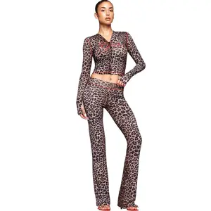 BLARE TRACKPANT - DARK LEOPARD