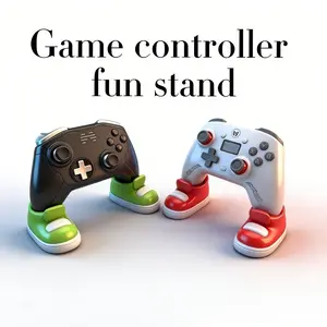 Colorful Shoe-Shaped Game Controller Stand - Compatible with PS4, PS5, Xbox Controllers, Durable ABS Material, Perfect Gift for Games on Birthdays, Christmas, Shoe Controller, Gaming Accessory | Vibrant Design | Durable Construction