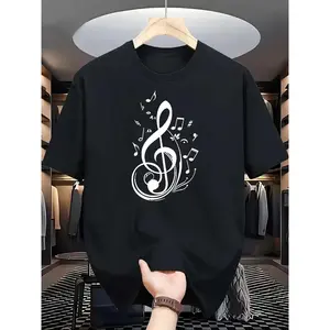 Musical Note Treble Clef Shirt, Music Teacher Graphic Tee, Musician Student T-Shirt, Band Orchestra Top