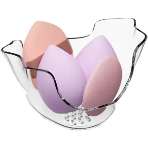 1 Piece Makeup Sponge Holder, Wall-Mounted Storage Organizer Beauty Blender Drying Stand, Soap Rack Sponge Powder Puff Display Stand, Cosmetic Face Blender Drying Container springtok