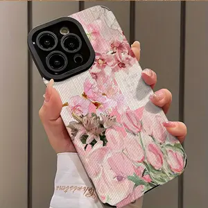 Lily Tulip Design Shockproof Ultra-Thin Phone Case Cover for iPhone 17/16/15/14/13/12/11/plus/pro Max, Dust-Proof and Beautiful Gift