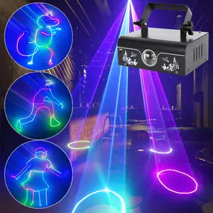 Portable Party Lights Laser Light Remote Control Holiday Projector Lights Voice Control Strobe Auto Disco Ball DJ KTV Bar Stage Atmosphere Lighting for Christmas Halloween Various festive atmosphere lights Night light lamp Home Use Outdoor Use In Car Use
