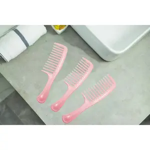 Wide Tooth Detangling Comb Durable Styling Brush for Curly Long and Wet Hair Types Professional Hair Care