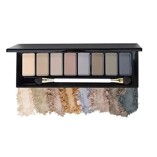Neutral Grey Taupe Matte Eyeshadow Palette, Cool Tone Nude Smokey Eye Shadow Palette with Light Beige Taupe Ash Brown & Deep Grey, Smooth Blendable Powder Eyeshadow Kit for Natural Daily Makeup-D02