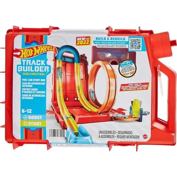 Hot Wheels Track Builder Unlimited Fuel Can Stunt Box Playset  [COLLECTIBLES] Toy Car