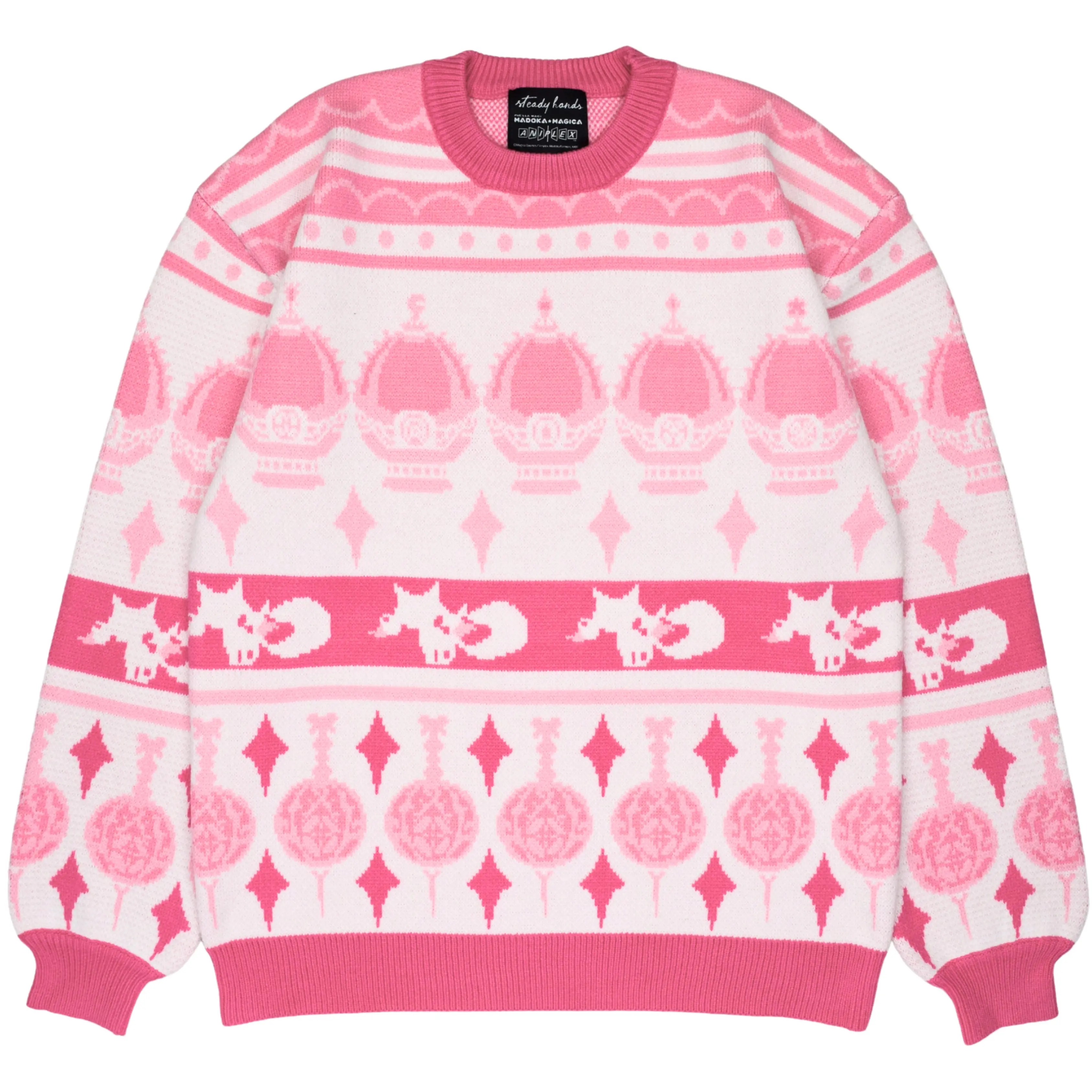 Madoka Magica Patterned Sweater