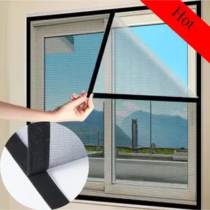 Invisible Self-Adhesive Anti-Mosquito Window Mesh – Insect-Proof Tulle Screen Net for Windows, Protection Against Mosquitoes & Flies