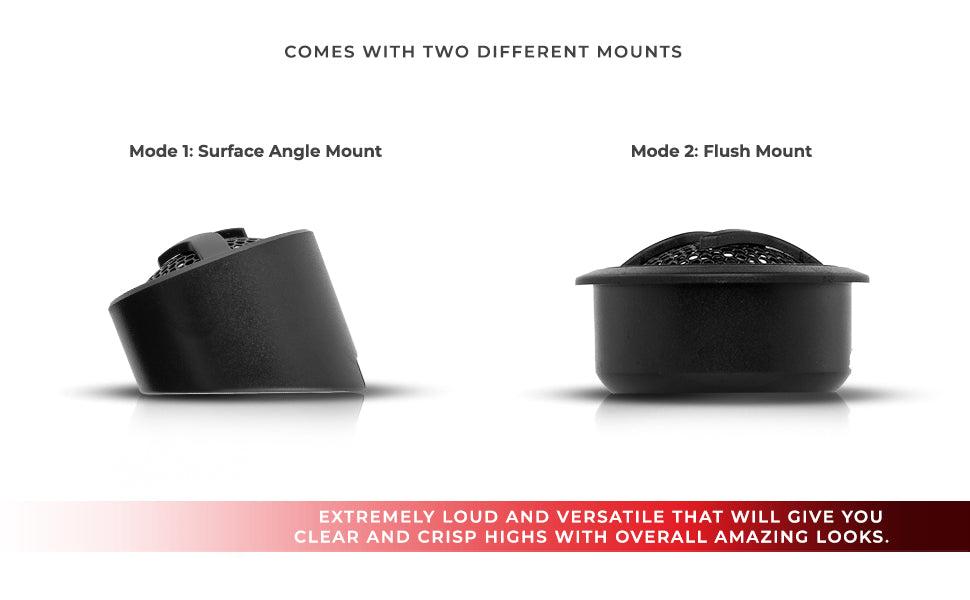 1.7" Dome Neodymium Tweeter 50 Watts 1" Pei 4-Ohm Vc