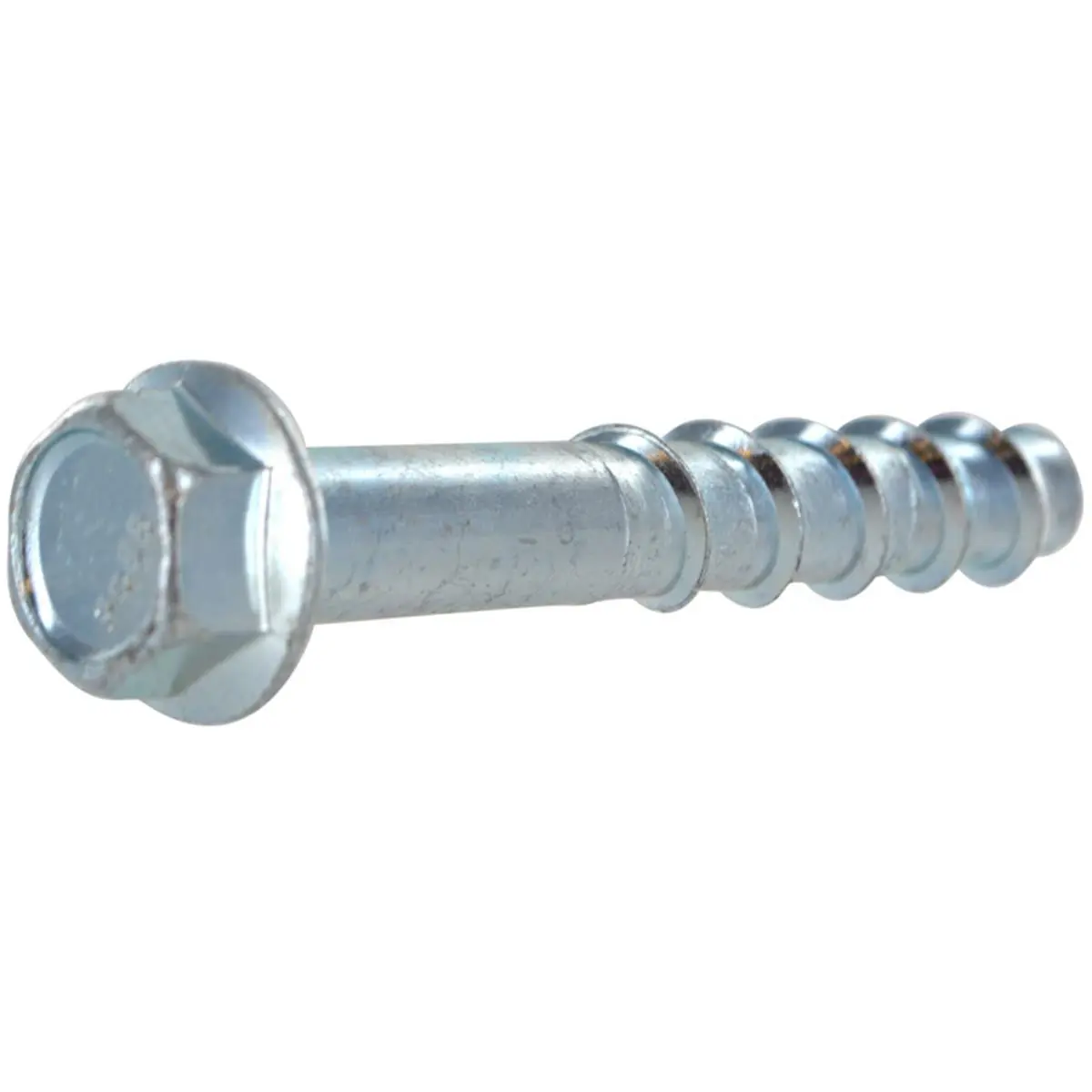 212 MAIN Steel Concrete Screws, 2.5-Inch Coarse Thread Bolts with Integrated Washer, Dust Relief for Faster Install, for Masonry, Fencing, and Glazing, 15 Pack