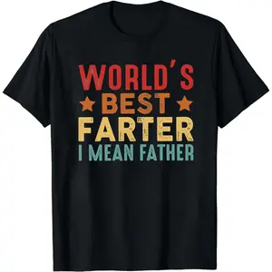 100% Cotton World’s Best Farter (I mean Father) T-shirt, funny dad shirt, father’s day gift, trendy husband shirt, cute dad shirt, funny father’s day shirt vintage t
