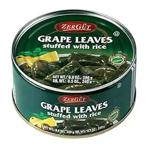 Zergut Stuffed Grape Leaves with Rice – Traditional Dolma in Brine