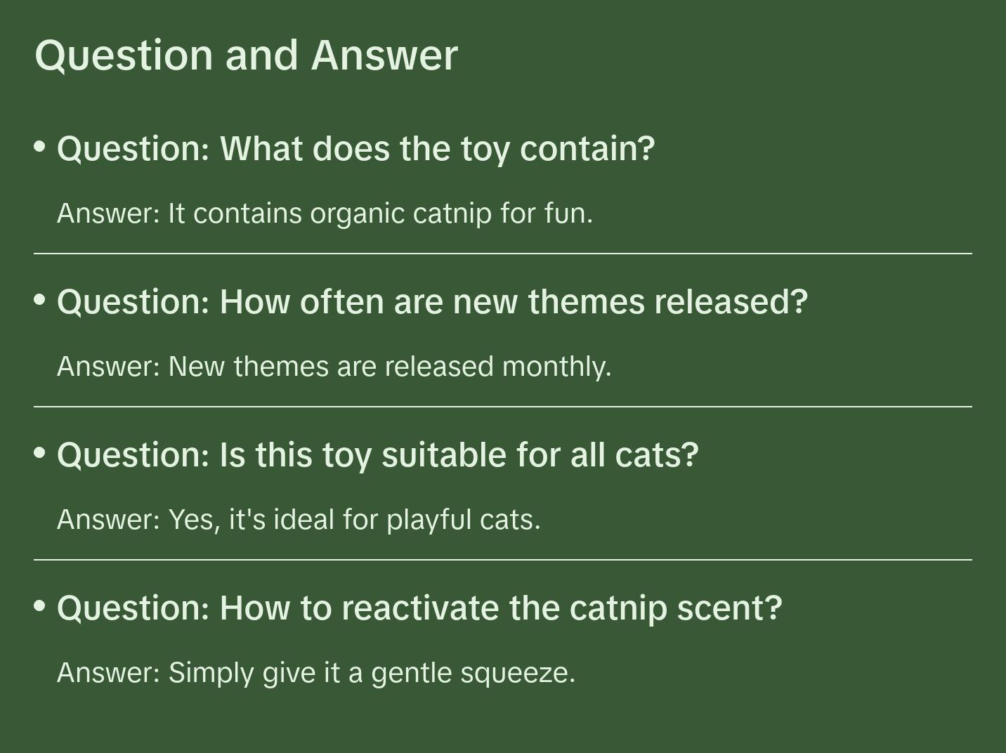 VIOLETT COLLECTION    Kitty Crinkle Toy With Cat Nip- New Themes Monthly