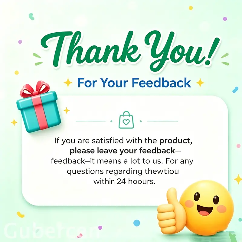 If you have any questions, please contact customer service.Gift 5