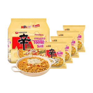 NONGSHIM Shin Ramyun Toomba: Spicy Creamy Stir-Fry Instant Noodles, 4-Pack (4.83 oz Each)【Edward Lee Pick】【Culinary Class Wars】