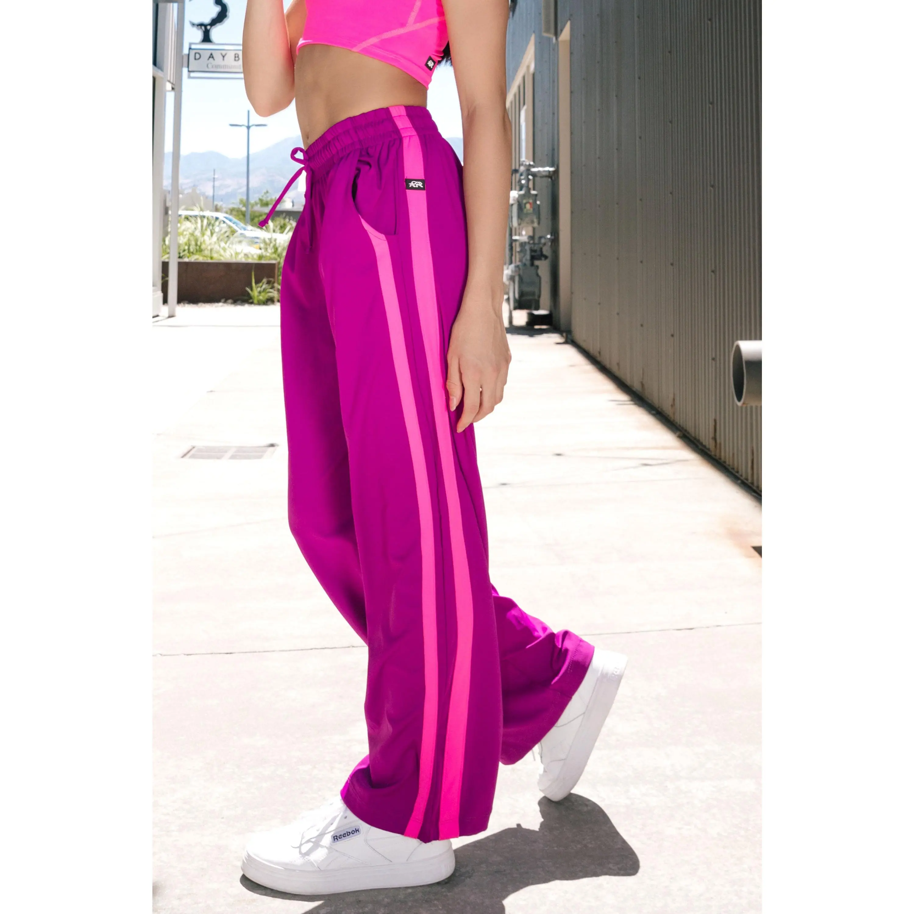 Joker Track Pants - Dahlia