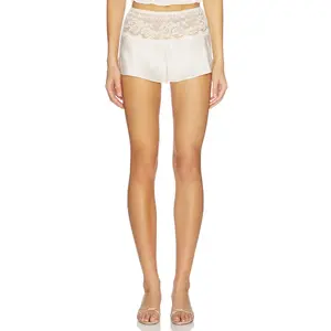 Frankies Bikinis Rosie Silk Short in Heaven