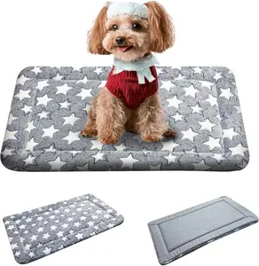 Bed Mat -  Crate Pad - Reversible  Mat for Pet Comfort - Soft Bed Crate Pads with Dual-Sided Design for  Seasons - Durable, Machine Washable Mat for Crates, Travel, and