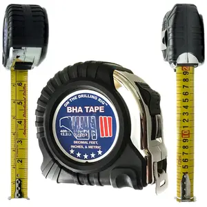 40 Foot Tape Measure - Wide  - Engineer Scale, Imperial Inch/Foot, Metric - Bottom Hole Assembly - BHA Tape -  Drilling Tape Measure - Class II