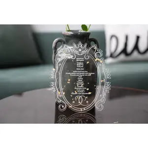 Acrylic Table Menu