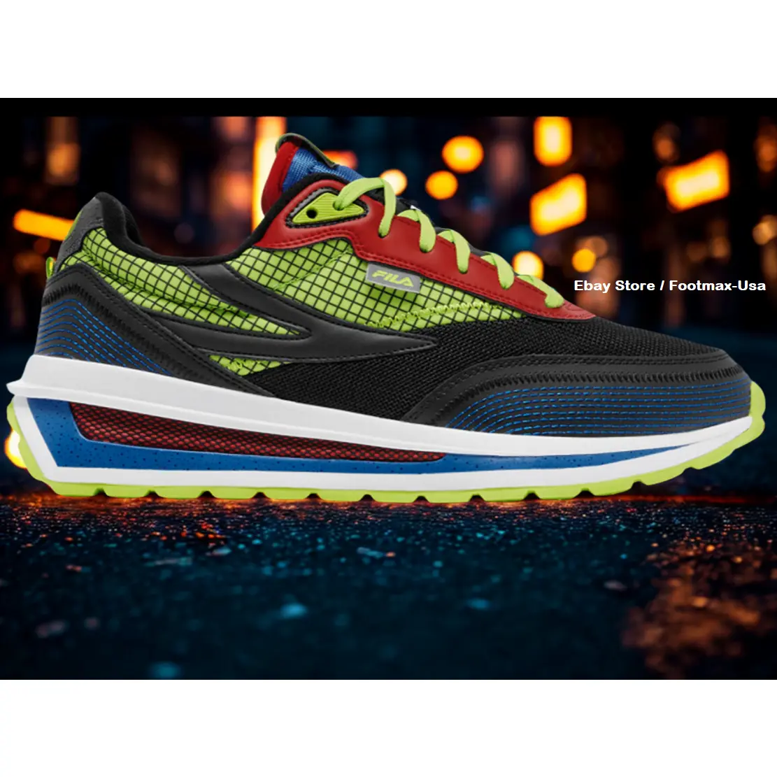 Fila Renno - BLK / PRBL / FRED - 1RM01972-027
