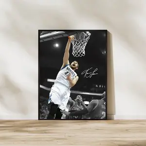 Kevin Love Art Print Poster, Minnesota Timberwolves Basketball Decor NO FRAMED