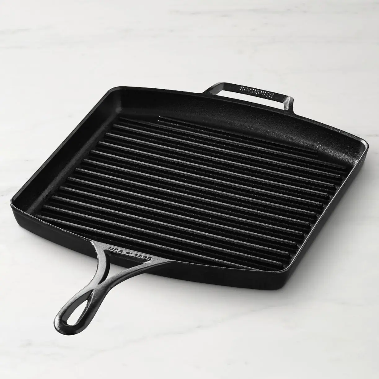 Lodge Blacklock Triple Seasoned Cast Iron Square Grill Pan