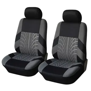 2 Front Car Seat Covers for Low Back Car Seats, Removable Headrest, Universal Fit, Airbag Compatible, Automotive Seat Cover for Suv, Car Seat Protectors