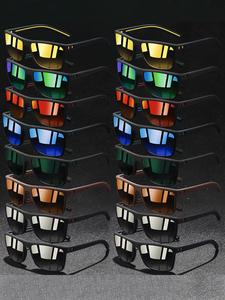 retro sunglasses, outdoor sports eyewear, suitable for fishing, cycling, skiing, running, driving, rubber nose pads, legs for slip resistance, bike shades, sports outdoor accessories