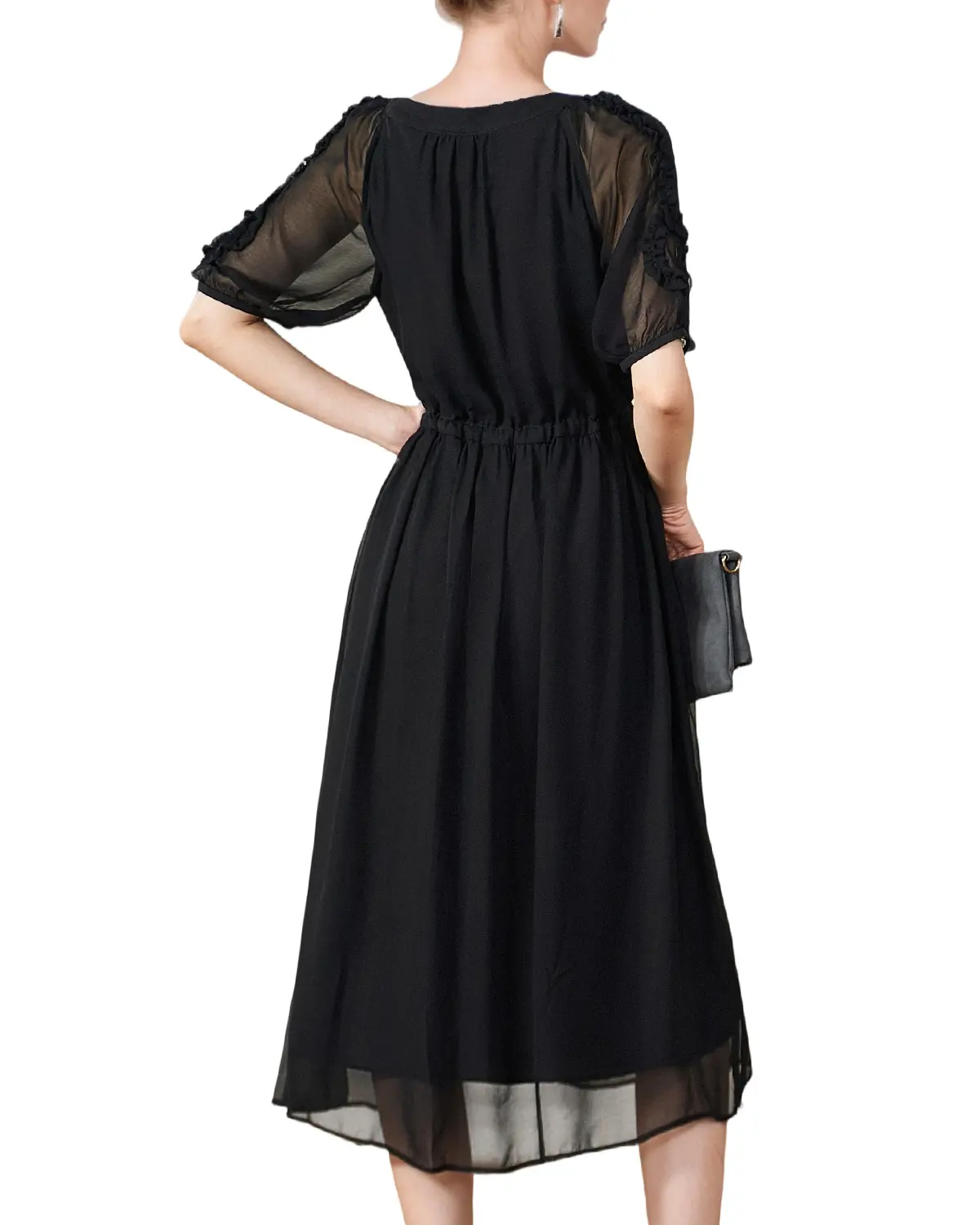 navy blue dress one shoulder Navy One Shoulder Floral Embroidered Gown