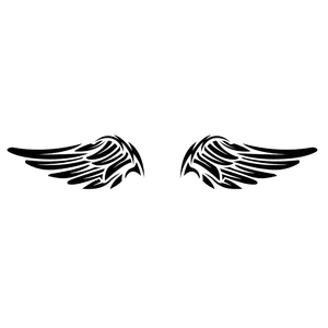 Angel Wings Ink Temporary Tattoo