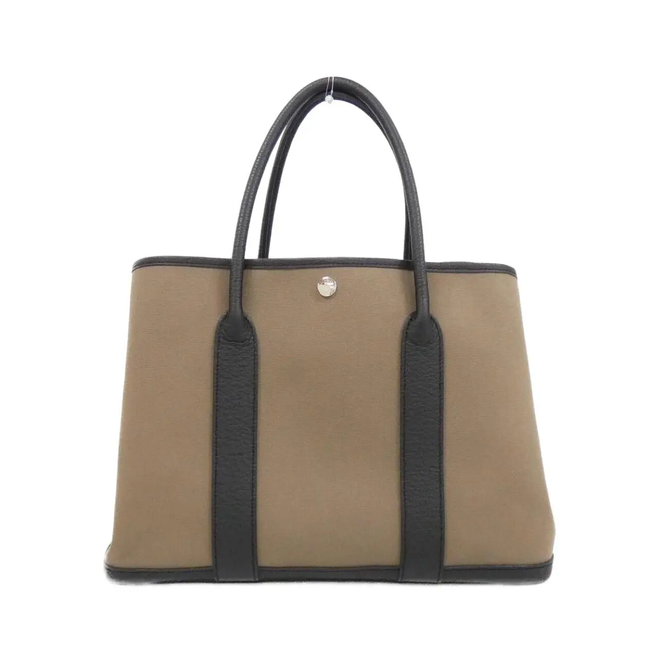 Pre-owned HERMÈS Canvas Tote Bags Hermes Garden Party36cm Toile Officier Veau Buffle Skipper Bag