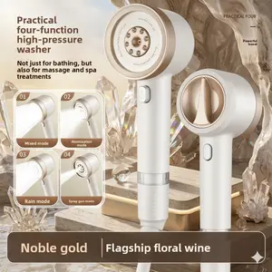 New model high-pressure shower head with super strong water flow, pressurized shower head, shower nozzle, household shower head with filtration