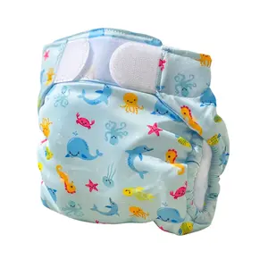 FREDS Reusable Swim Nappy for Boys Size 2 (19-35 lbs) - Eco-Friendly and Adjustable