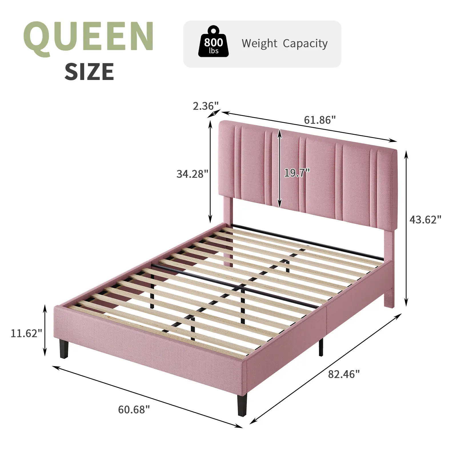 Queen Size Pink