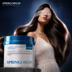 Spring Origin Caviar Collagen Hair Mask | Intensive Repair for Dry, Damaged Hair with Deep Hydration, Frizz Control & Silky Smooth Finish⑤