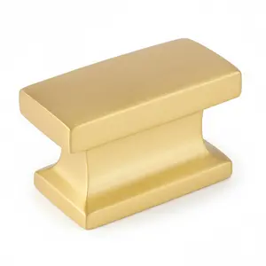 Cosmas 701BB Brushed Brass Contemporary Cabinet Knob