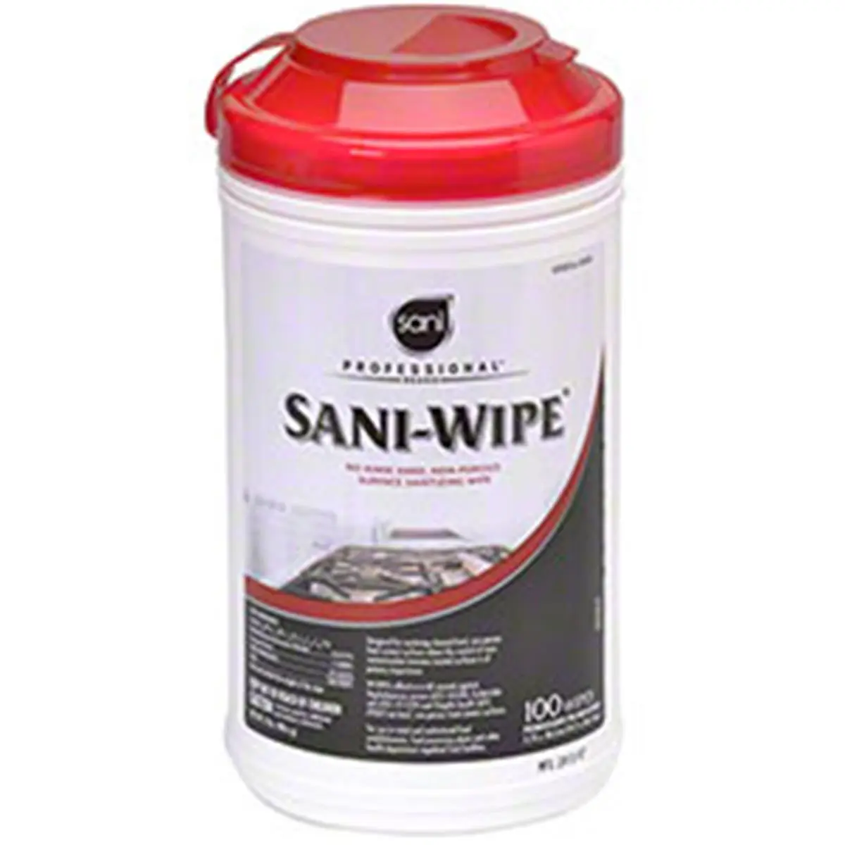 212 MAIN No-Rinse Anti-Bacterial Sanitizing Household Cleaner Wet Wipes - Disposable 100-Count Wipes in Pre-Measured XL Canister, P56784 Table Turners for Home, Bathroom Home Supplies Use