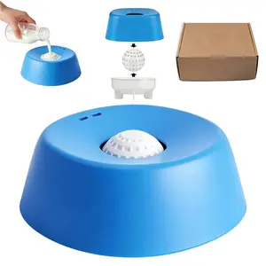 Slow Feeder Dog Bowl - Non-Spill Licking Bowl with Built-in Treat Ball - Dog Bowl for Yogurt - Spin-to-Eat Dog Slow Feeder - Interactive Liquid Treat Dispenser