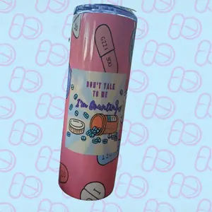 Pharmacy Tech Tumbler- Don't Talk To Me, I'm Counting