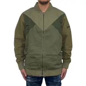 Olive Green Zip Jacket – Sleek, Lightweight & Versatile