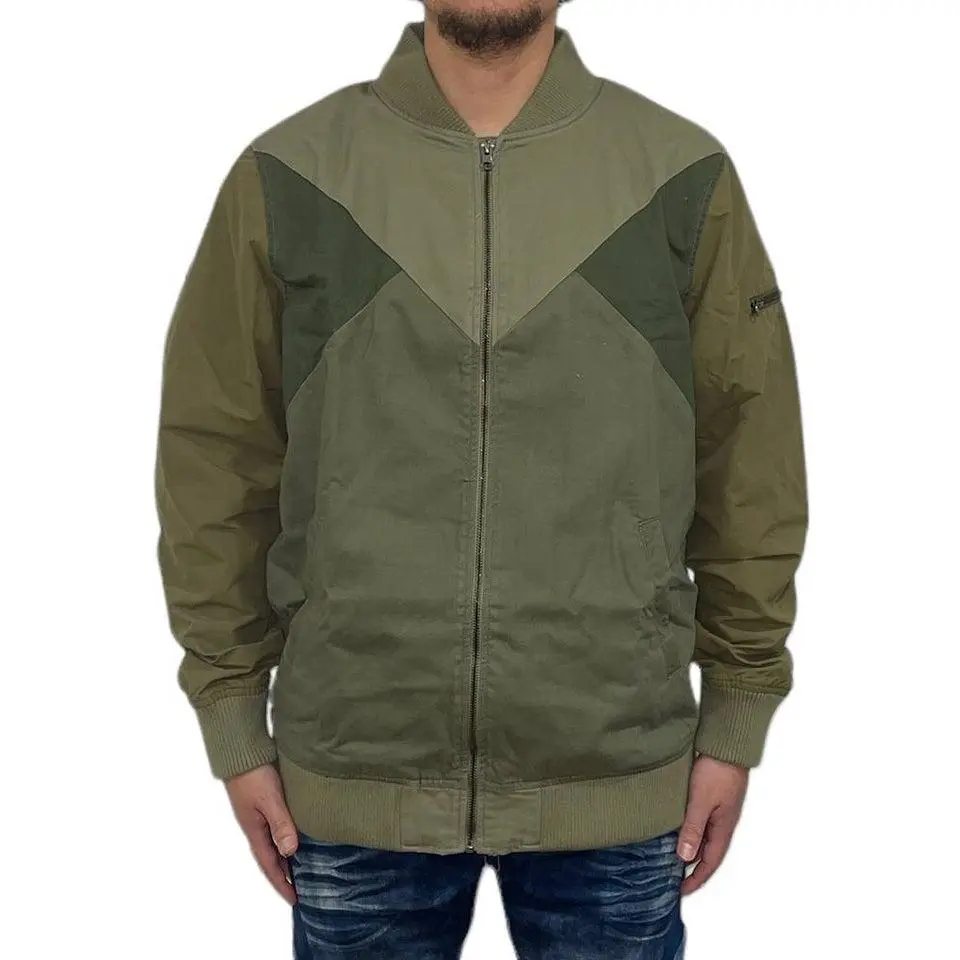 Olive Green Zip Jacket – Sleek, Lightweight & Versatile