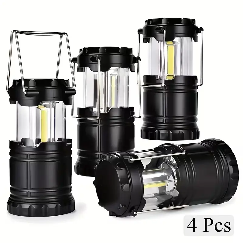 8pcs Portable LED Camping Light - Lightweight, USB Rechargeable Survival Flashlight with Handle, 4600mAh Portable Lighting, Retro Lantern, Suitable for Indoor/Outdoor Emergencies, Camping, Maintenance