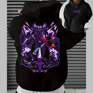 Solo Leveeling Shirt, Sung Jinwoo Shirt, Anime Sweatshirt, Hoodie, graphic tees, Men gifts, Best Anime Hoodie, Gift For Him, Gift For Her Cotton Vintage