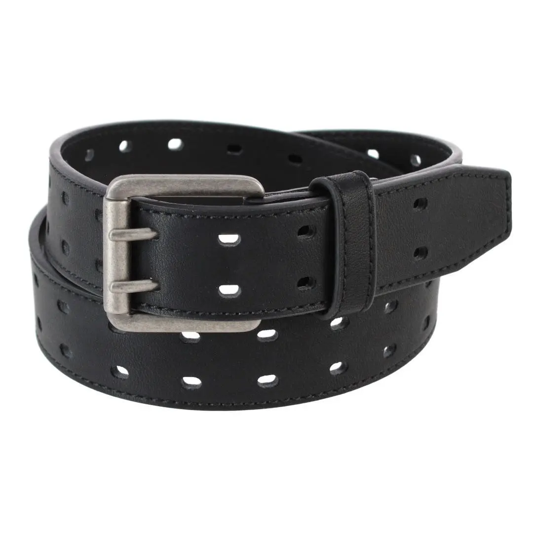 Smith's Workwear Men's Double Hole Work Belt with Roller Buckle, Work Belts