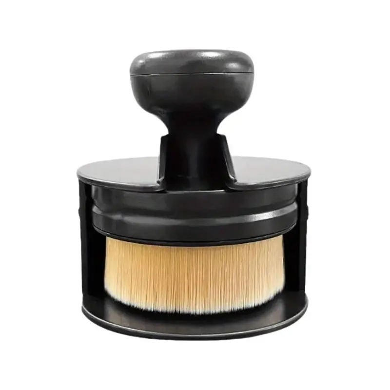 Tire Polishing Brush, Short Handle, Scratch-Free Car & Motorcycle Surface Protection, Japanese High-End Nail Art Dust Brush, Car Washing Brush, Car Detailing Supplies, Car Care Tools