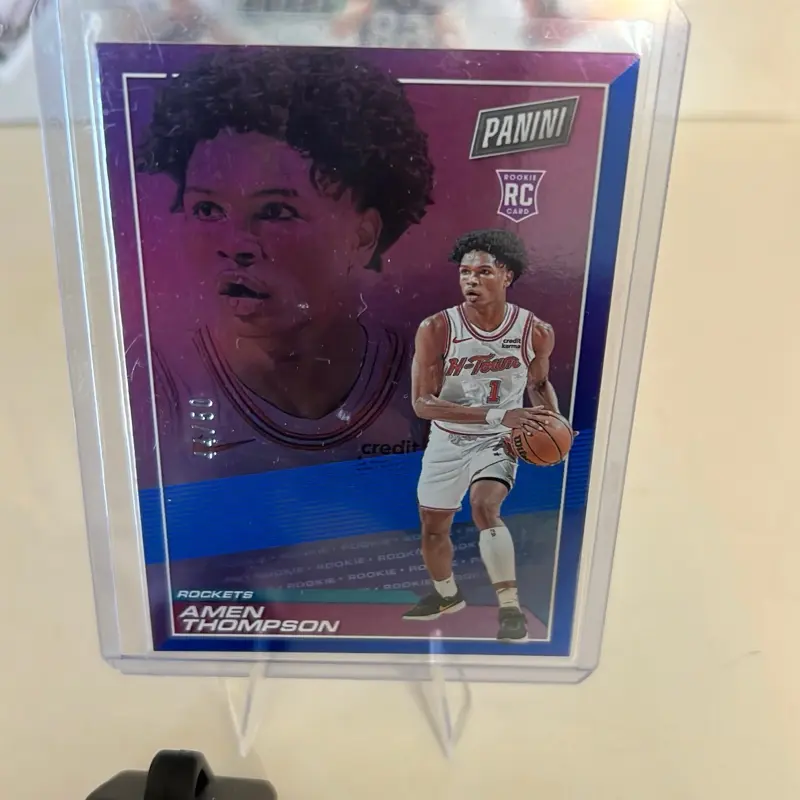 Panini 2023-24 Player of the Day Amen Thompson Rockets RC Basketball Card