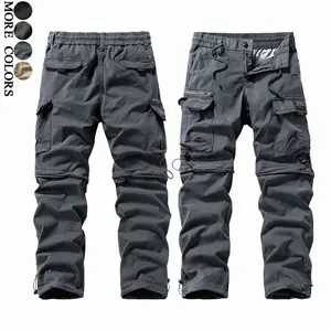 Heavy Duty Washed Cotton Pants for Outdoor Work, Hiking, Camping, Gym & Everyday Casual